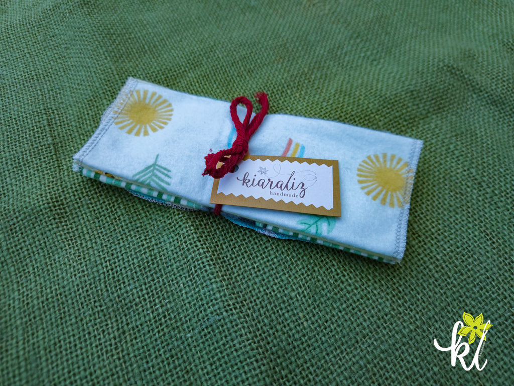 Reusable Cloth Wipes Pack | Pañitos de Tela Reutilizables